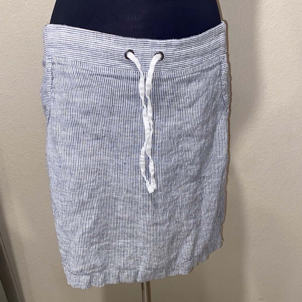 Athleta 100% Linen Skirt